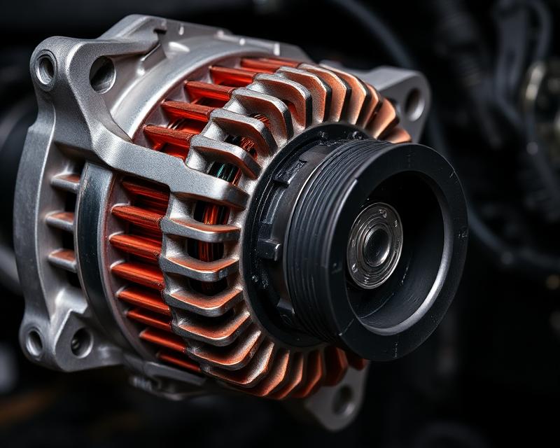 Used car alternator replacement to restore charging power